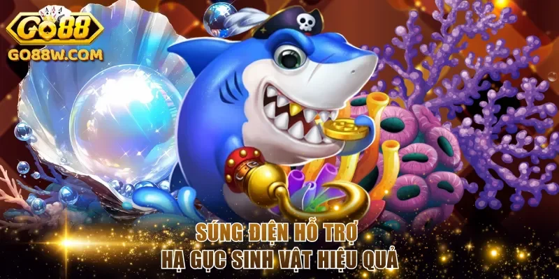 Súng điện hỗ trợ hạ gục sinh vật hiệu quả